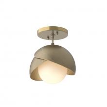  121377-SKT-86-84-GG0711 - Brooklyn 1-Light Double Shade Semi-Flush