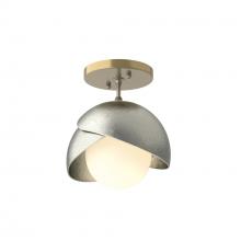  121377-SKT-86-85-GG0711 - Brooklyn 1-Light Double Shade Semi-Flush