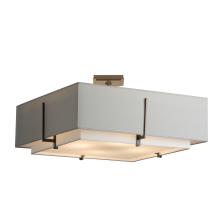Hubbardton Forge 126513-SKT-82-SF2012-SJ2401 - Exos Square Large Double Shade Semi-Flush