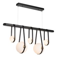  131046-LED-STND-10-27-LK-WB-GG0701 - Derby Linear 5-Light LED Pendant