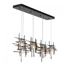 Hubbardton Forge 131095-SKT-STND-84-II0728 - Tura 7-Light Seeded Glass Pendant