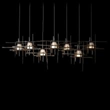 Hubbardton Forge 131096-SKT-STND-10-YC0305 - Tura 7-Light Frosted Glass Pendant