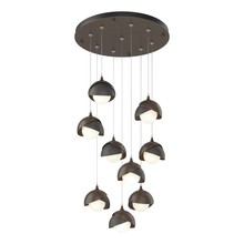  131105-SKT-STND-05-20-GG0711 - Brooklyn 9-Light Double Shade Pendant