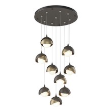  131105-SKT-STND-07-84-GG0711 - Brooklyn 9-Light Double Shade Pendant