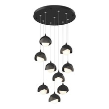  131105-SKT-STND-10-20-GG0711 - Brooklyn 9-Light Double Shade Pendant