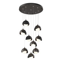  131105-SKT-STND-14-10-GG0711 - Brooklyn 9-Light Double Shade Pendant