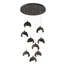  131105-SKT-STND-20-10-GG0711 - Brooklyn 9-Light Double Shade Pendant