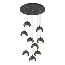  131105-SKT-STND-20-20-GG0711 - Brooklyn 9-Light Double Shade Pendant