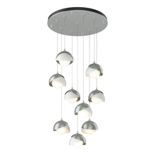  131105-SKT-STND-82-02-GG0711 - Brooklyn 9-Light Double Shade Pendant