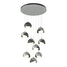  131105-SKT-STND-82-20-GG0711 - Brooklyn 9-Light Double Shade Pendant