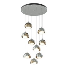  131105-SKT-STND-82-84-GG0711 - Brooklyn 9-Light Double Shade Pendant