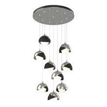  131105-SKT-STND-85-10-GG0711 - Brooklyn 9-Light Double Shade Pendant