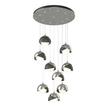  131105-SKT-STND-85-20-GG0711 - Brooklyn 9-Light Double Shade Pendant