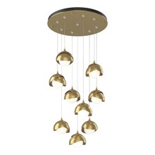  131105-SKT-STND-86-86-GG0711 - Brooklyn 9-Light Double Shade Pendant