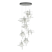  131109-SKT-STND-82-YC0305 - Tura 9-Light Frosted Glass Pendant