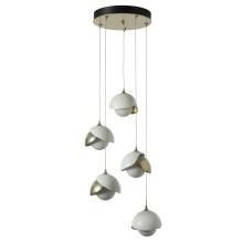  131125-SKT-STND-86-02-GG0711 - Brooklyn 5-Light Double Shade Pendant