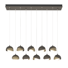  131205-SKT-STND-07-84-GG0711 - Brooklyn 10-Light Double Shade Pendant