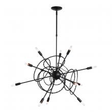 Hubbardton Forge 131604-SKT-SHRT-05 - Olympus 12-Light Starburst Pendant