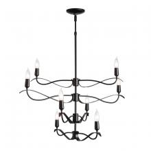 Hubbardton Forge 136354-SKT-SHRT-07 - Willow 8-Light Chandelier