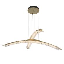  137587-LED-STND-86-ZM0749 - Glissade Double Large LED Pendant