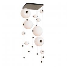 Hubbardton Forge 139051-LED-STND-02-GG0694 - Abacus 10-Light Square LED Pendant