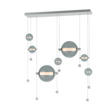  139054-LED-STND-82-YL0694 - Abacus 7-Light Double Linear LED Pendant