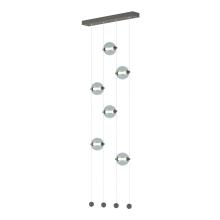  139055-LED-STND-20-YL0668 - Abacus 6-Light Ceiling-to-Floor LED Pendant