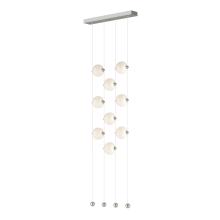  139057-LED-STND-85-GG0668 - Abacus 9-Light Ceiling-to-Floor LED Pendant