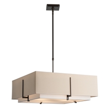 Hubbardton Forge 139635-SKT-STND-07-SF2012-SA2401 - Exos Square Large Double Shade Pendant