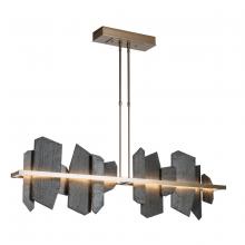 Hubbardton Forge 139666-LED-LONG-05-SL - Ardesia Linear LED Pendant
