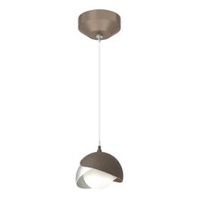  161183-SKT-STND-05-82-GG0711 - Brooklyn Double Shade Low Voltage Mini Pendant