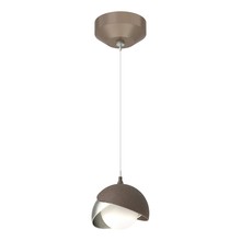  161183-SKT-STND-05-85-GG0711 - Brooklyn Double Shade Low Voltage Mini Pendant