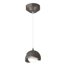  161183-SKT-STND-14-20-GG0711 - Brooklyn Double Shade Low Voltage Mini Pendant