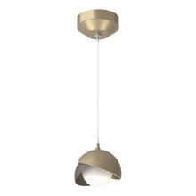  161183-SKT-STND-84-07-GG0711 - Brooklyn Double Shade Low Voltage Mini Pendant