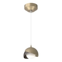  161183-SKT-STND-84-14-GG0711 - Brooklyn Double Shade Low Voltage Mini Pendant