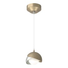  161183-SKT-STND-84-82-GG0711 - Brooklyn Double Shade Low Voltage Mini Pendant