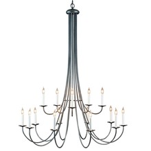 Hubbardton Forge 191043-SKT-14 - Simple Sweep 15 Arm Chandelier