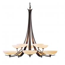 Hubbardton Forge 191248-SKT-07-GG0123 - Aegis 10 Arm Chandelier