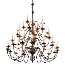 Hubbardton Forge 191572-SKT-86 - Ball Basket 36 Arm Chandelier
