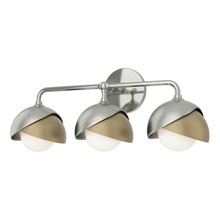  201375-SKT-85-84-GG0711 - Brooklyn 3-Light Double Shade Bath Sconce