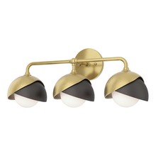  201375-SKT-86-14-GG0711 - Brooklyn 3-Light Double Shade Bath Sconce