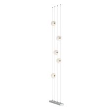  289520-LED-STND-82-GG0668 - Abacus 5-Light Floor to Ceiling Plug-In LED Lamp