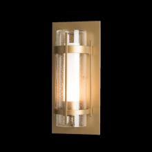  305897-SKT-10-ZS0655 - Banded Seeded Glass Outdoor Sconce