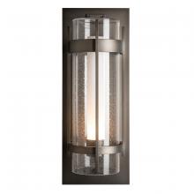  305899-SKT-10-ZS0664 - Banded Seeded Glass XL Outdoor Sconce