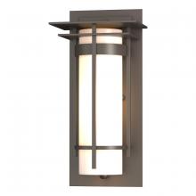  305992-SKT-77-GG0066 - Banded with Top Plate Small Outdoor Sconce