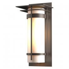  305994-SKT-77-GG0037 - Banded with Top Plate Large Outdoor Sconce