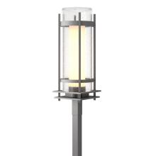  345897-SKT-78-ZS0684 - Torch  Seeded Glass Outdoor Post Light