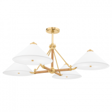  1046-AGB - 8 LIGHT CHANDELIER