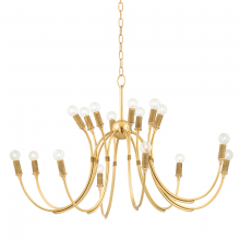  1542-AGB - 16 LIGHT CHANDELIER