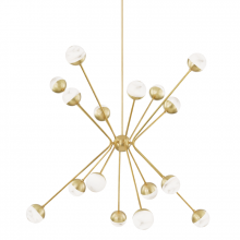  2851-AGB - 16 LIGHT CHANDELIER